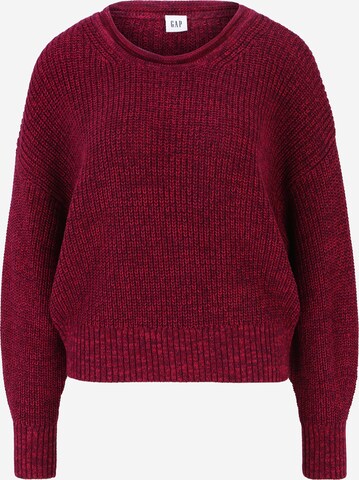 Pull-over Gap Petite en rouge : devant