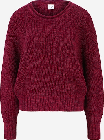 Pull-over Gap Petite en rouge : devant