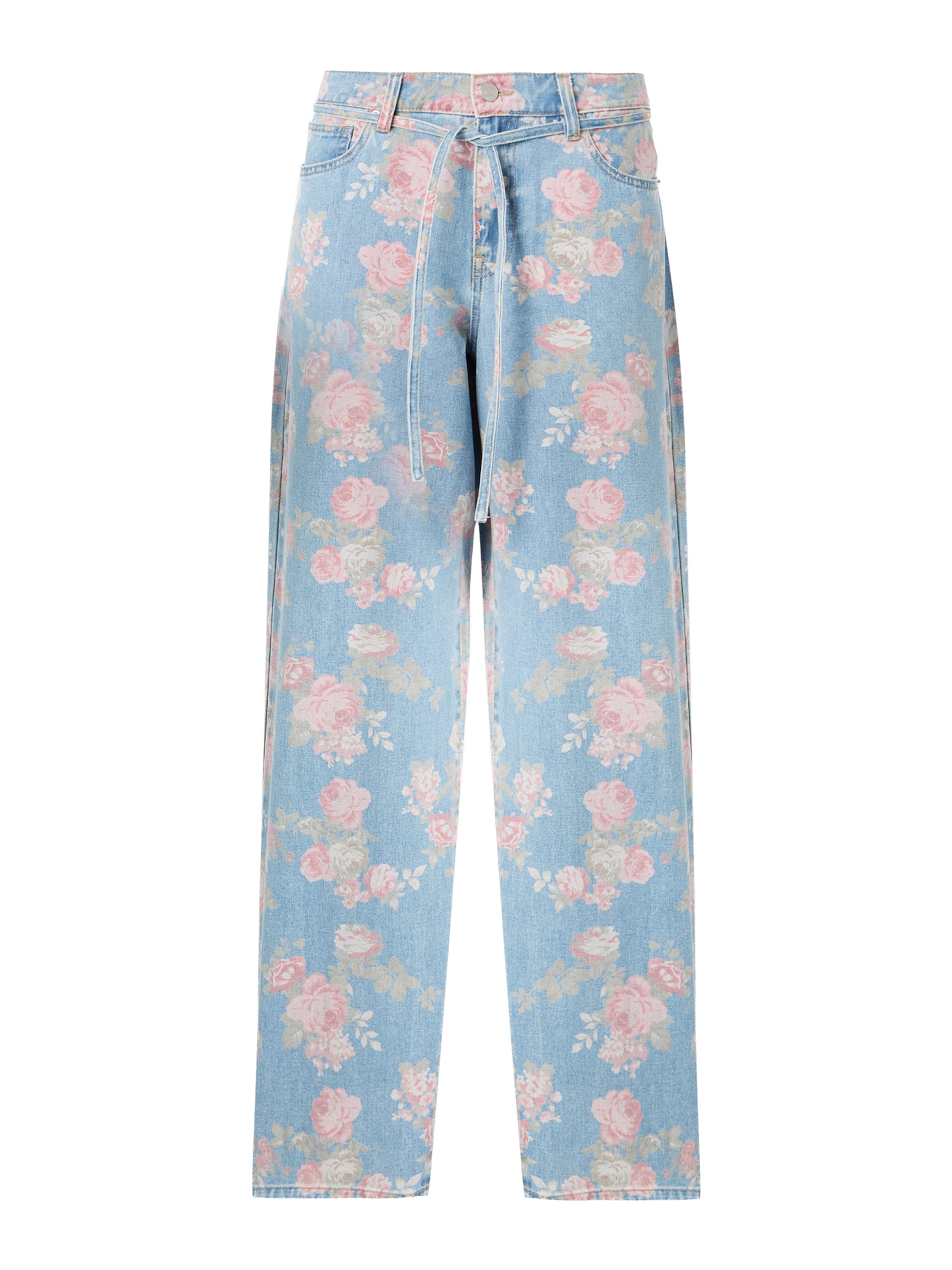 Jeans 'ONLGIANNA' ONLY di colore blu denim / grigio chiaro / rosa / rosa, Visualizzazione prodotti