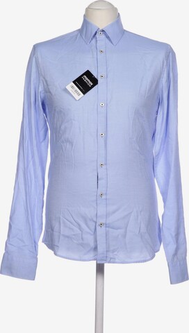 SEIDENSTICKER Button Up Shirt in S in Blue: front