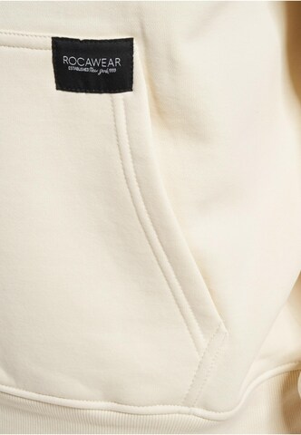 ROCAWEAR Sweatshirt 'Howard' in Weiß
