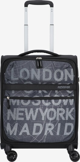 American Tourister Trolley in grau / schwarz / weiß, Produktansicht