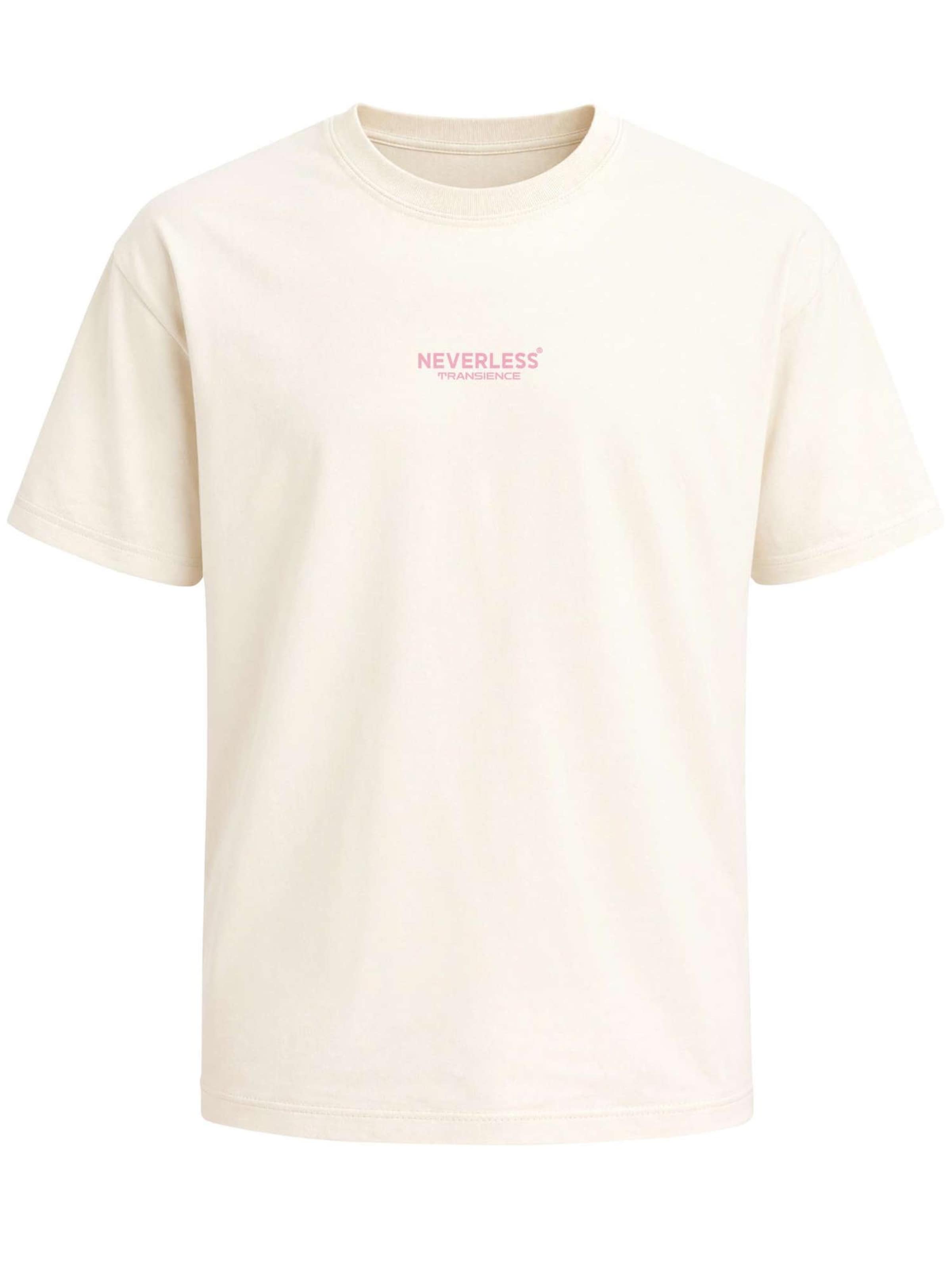 Neverless Shirt 'Kirschblüten' in Beige: front