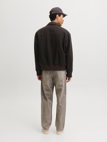 JACK & JONES Loosefit Τζιν 'JJIEDDIE JJCREW' σε γκρι