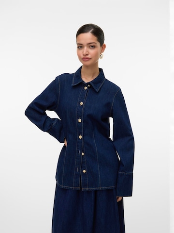 Chemisier 'VMNikka' VERO MODA en bleu : devant