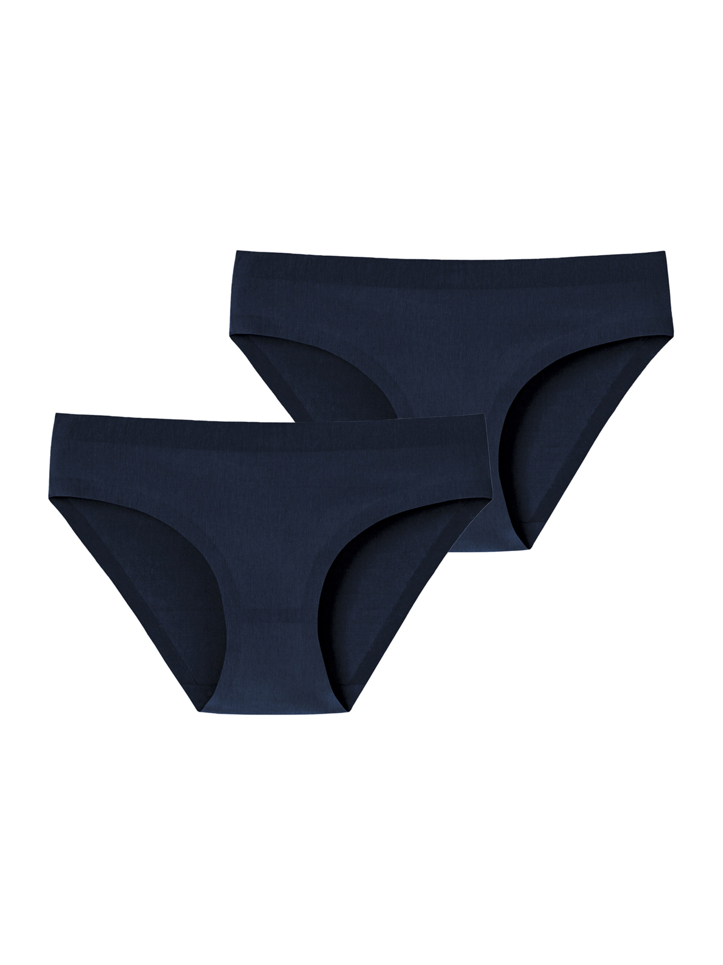 SCHIESSER - Braga 'Invisible Cotton' en azul: frente