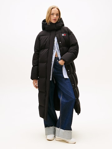 Manteau d’hiver 'Alaska' Tommy Jeans en noir : devant