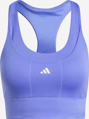 ADIDAS PERFORMANCE Sports bra in Blue: front