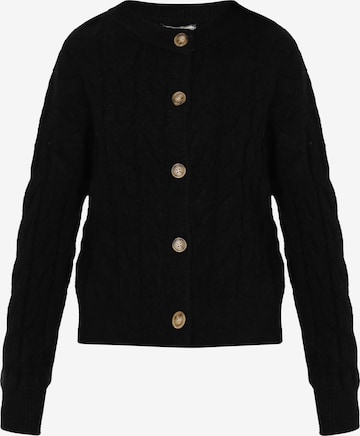 Cardigan DreiMaster Vintage en noir : devant