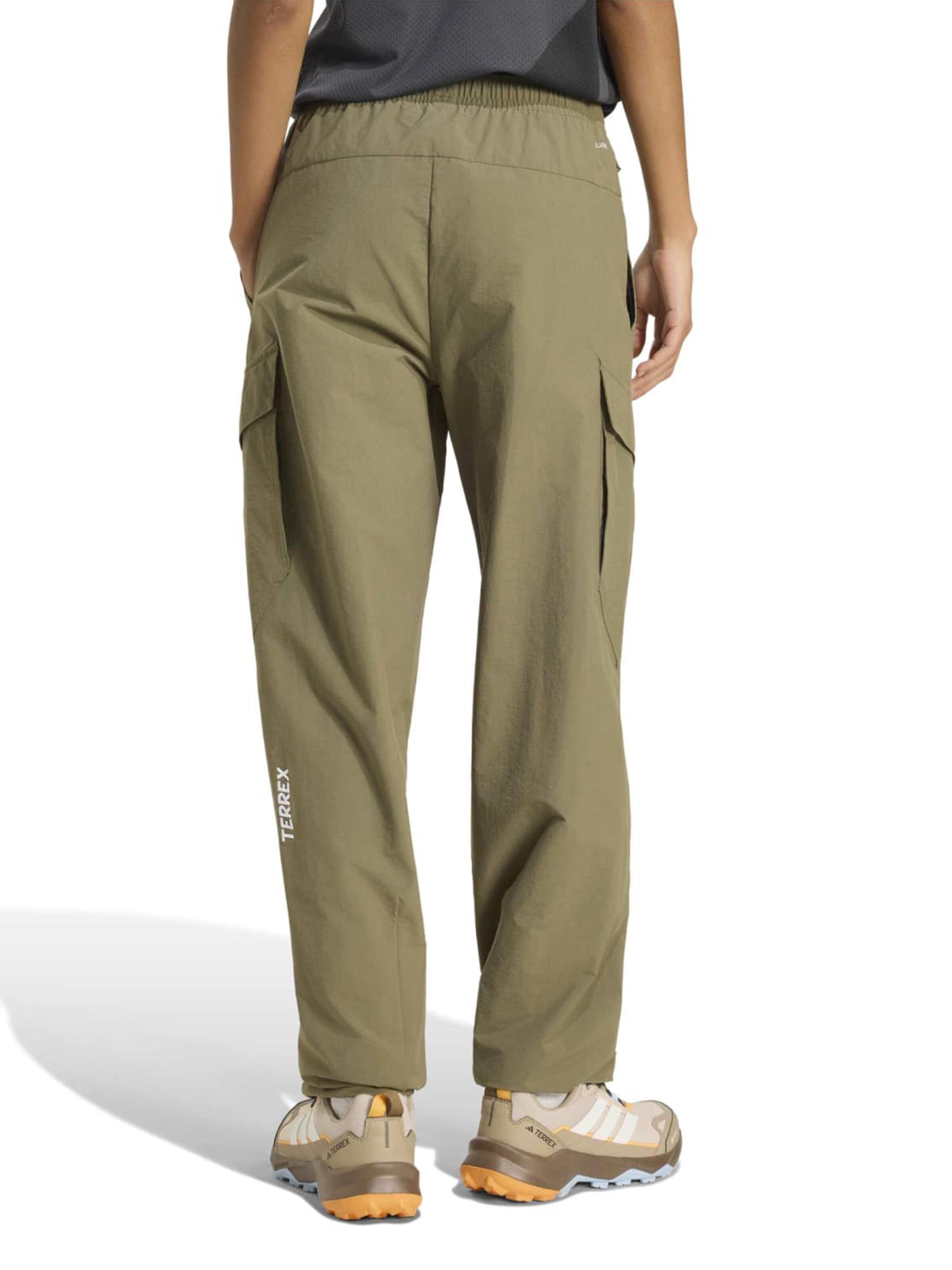 ADIDAS TERREX Regular Ulkoiluhousut värissä vihreä