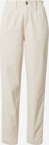 American Eagle Regular Plissert bukse i beige: forside