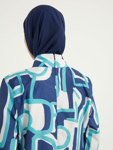 Riva Mera by Marina High neck Swimsuit Dress 'Riva Mera by Marina' in Blue