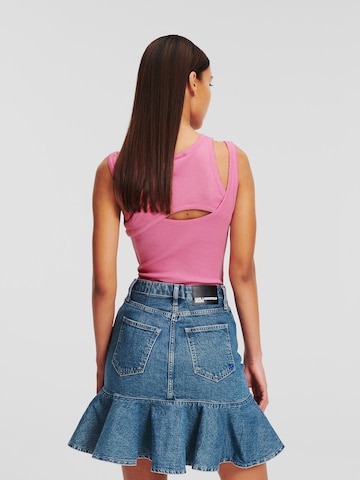 Top di KARL LAGERFELD JEANS in rosa