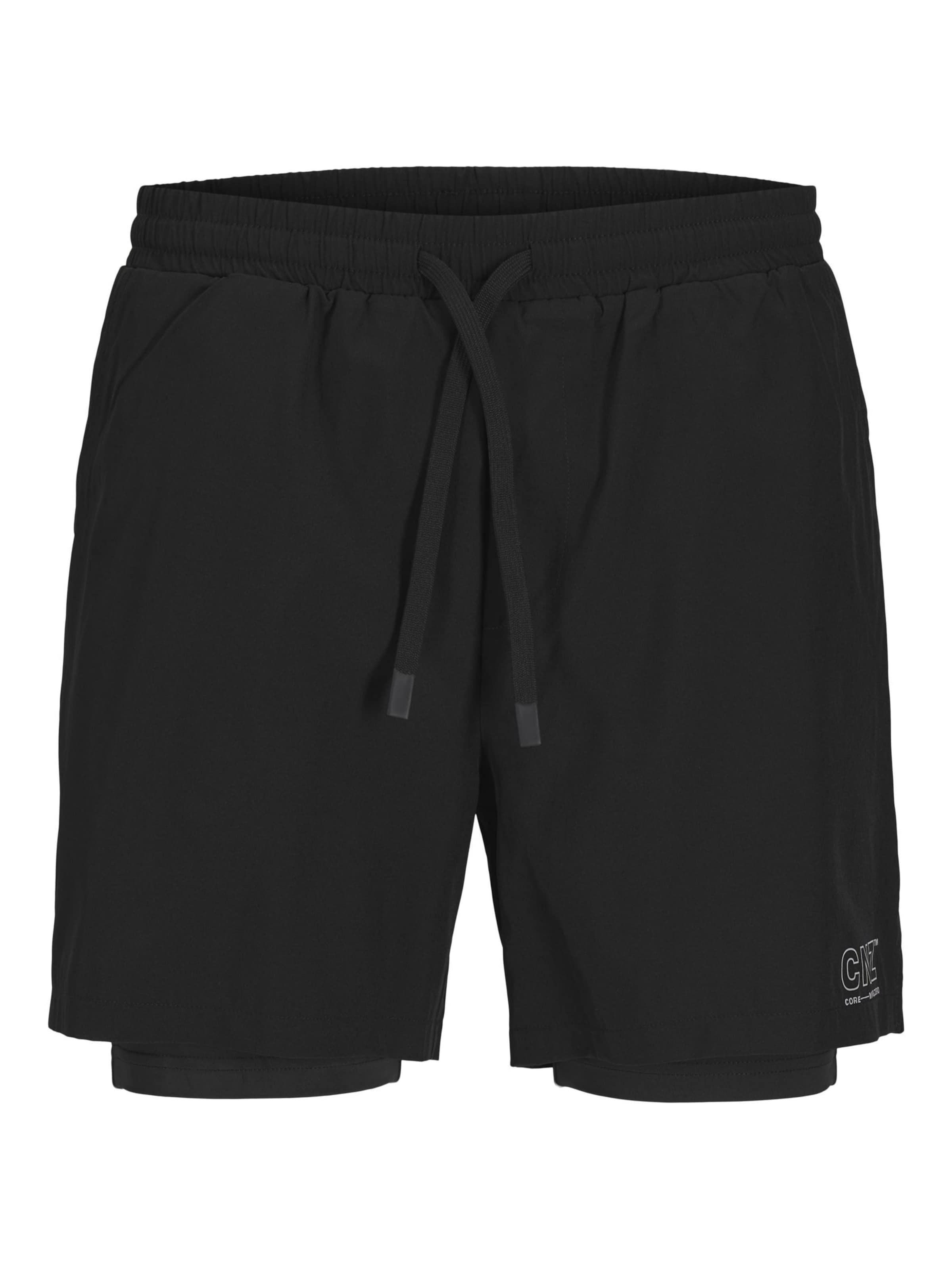 JACK & JONES Sporthose in schwarz, Produktansicht