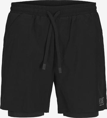 JACK & JONES - Pantalón deportivo en negro: frente