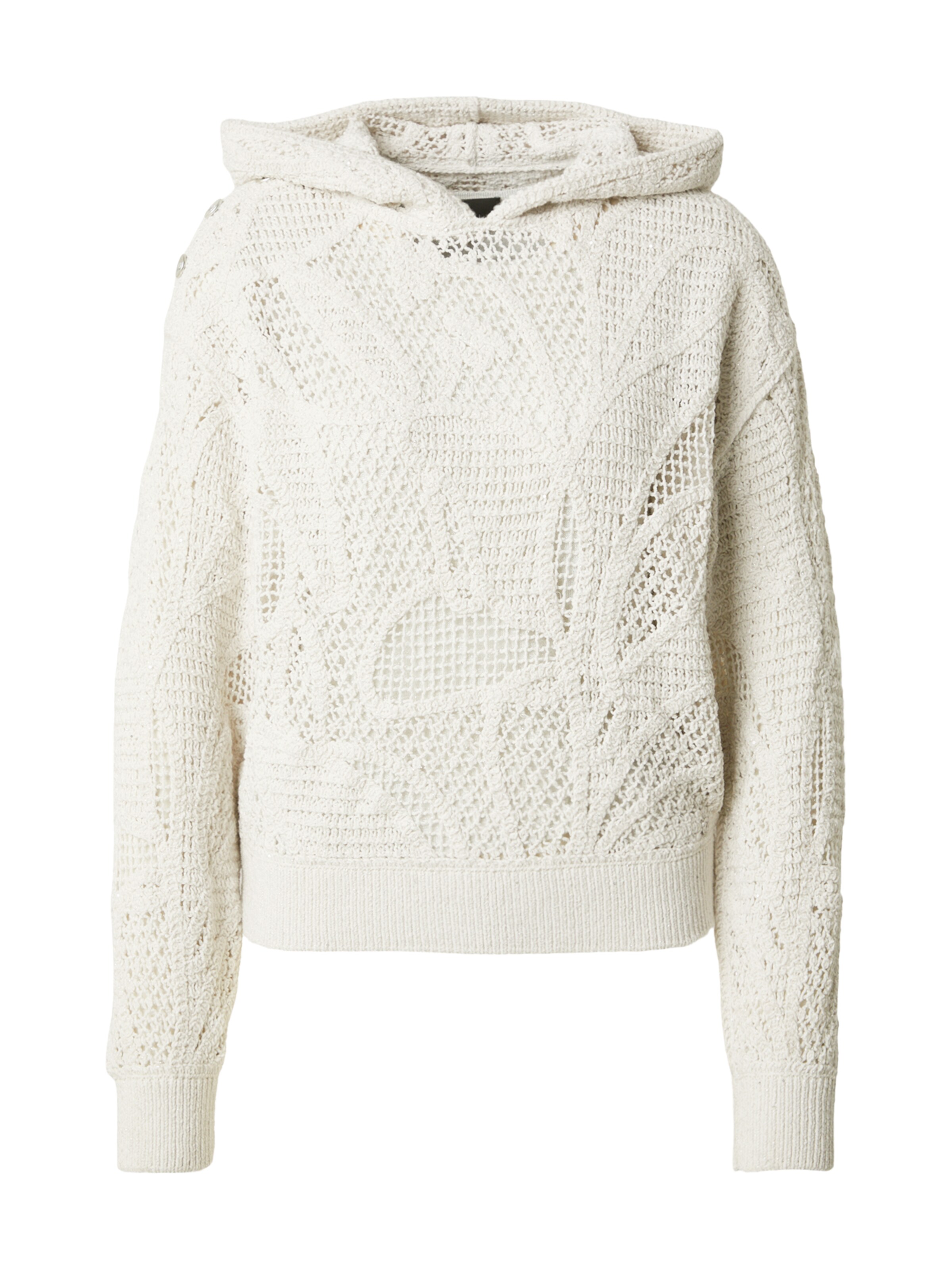 Pullover di monari in beige: frontale