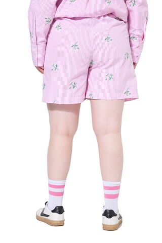Studio Untold Wide leg Broek in Roze