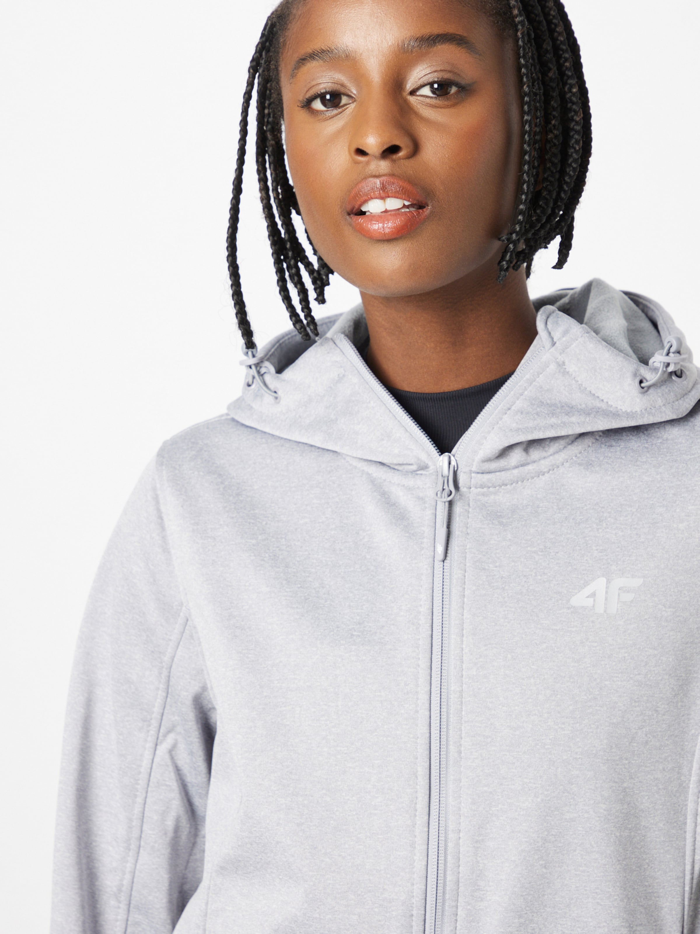 4F Athletic Jacket in Mottled Grey ABOUT YOU