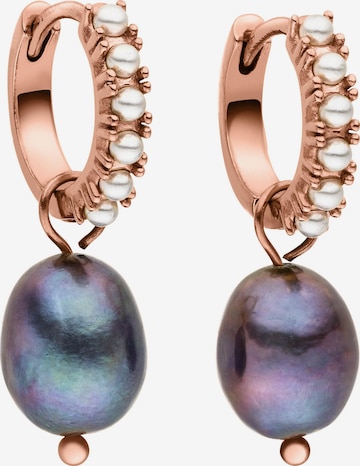 PURELEI Ohrringe 'Pearly' in Gold: Vorderseite