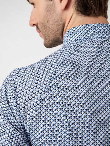 DESOTO Slim fit Overhemd in Blauw