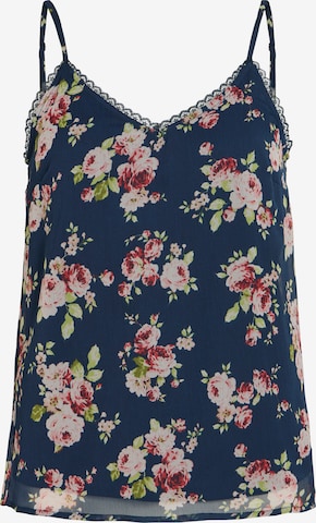 VILA Top 'VIEMMA' in Blauw: voorkant
