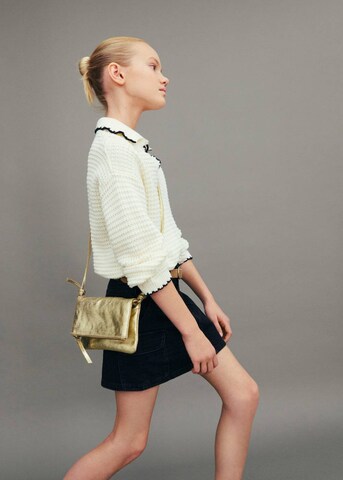 MANGO KIDS Bag in Gold: front