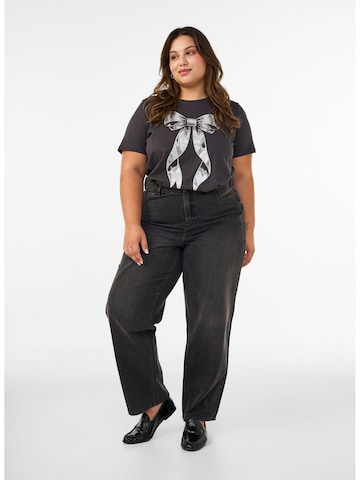 Zizzi Shirt 'VLIZ H' in Black