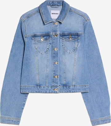 Veste mi-saison Bershka en bleu : devant