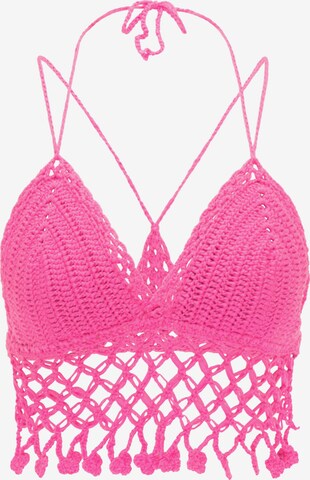 MYMO Top in Pink: front