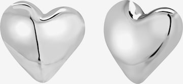 Orecchini 'Big Heart' di Breil in argento: frontale