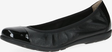 CAPRICE Ballerina in Black: front