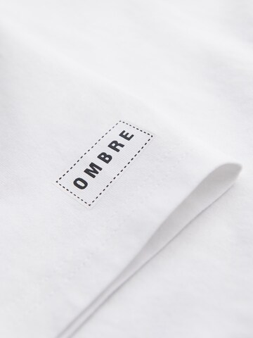 Ombre Shirt in Wit