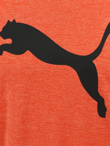 PUMA Sportshirt 'TRAIN FAV HEATHER CAT' in Orange