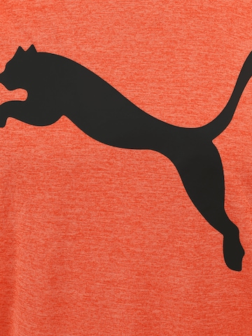 PUMA Λειτουργικό μπλουζάκι 'TRAIN FAV HEATHER CAT' σε πορτοκαλί