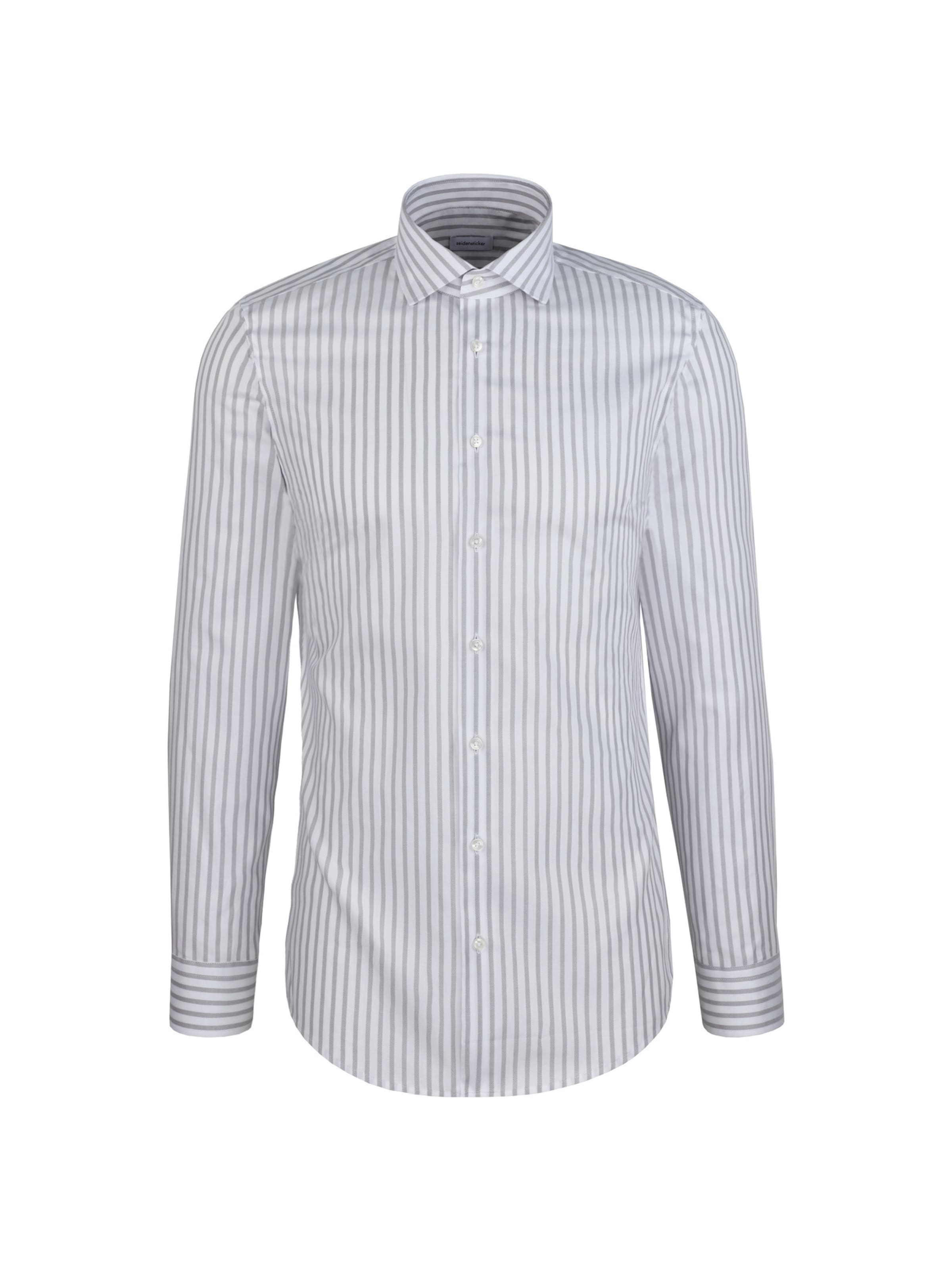 Chemise business 'CLASSIC ESSENTIALS' SEIDENSTICKER en gris : devant