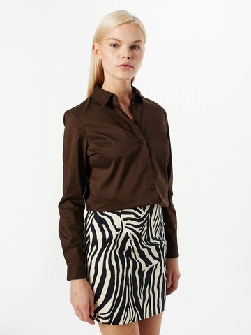 JDY Blouse in Brown: front