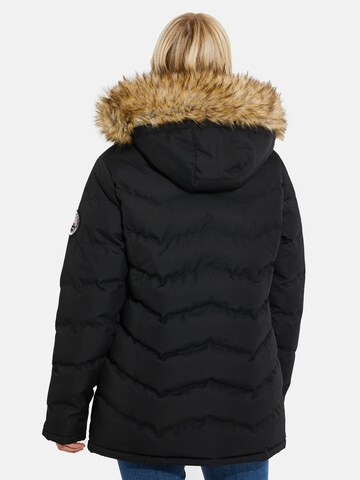 Threadbare Winter Jacket in Black