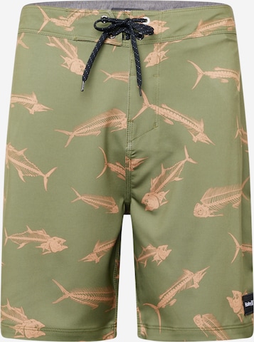 Hurley Zwemshorts 'PHANTOM-ECO CLASSIC 18' in Groen: voorkant