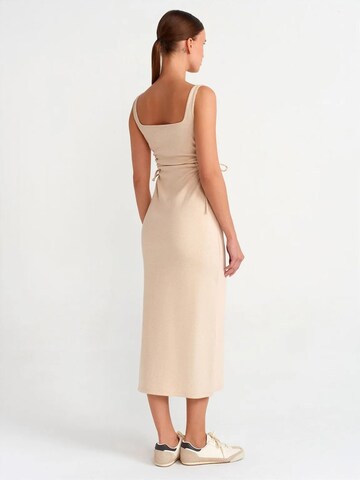 Dilvin Dress in Beige