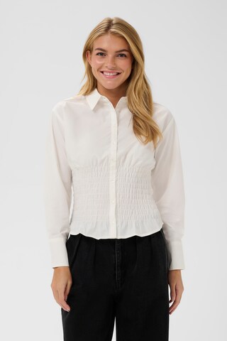 Chemisier 'NaciaSZ' SAINT TROPEZ en blanc : devant