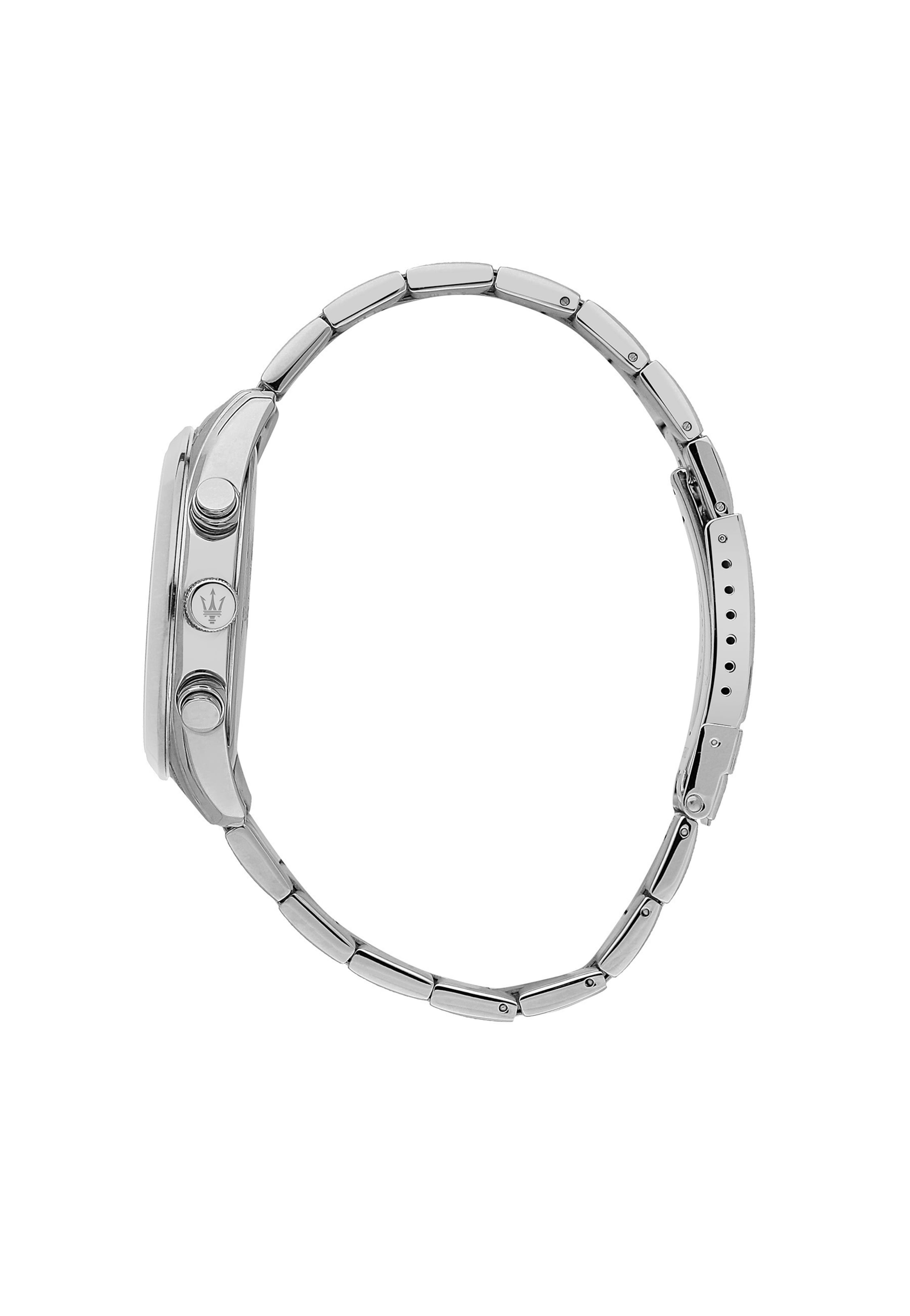 Maserati Uhr in Silber