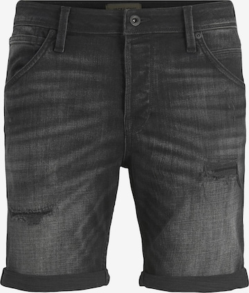 JACK & JONES Slimfit Jeans 'Rick' i svart: framsida