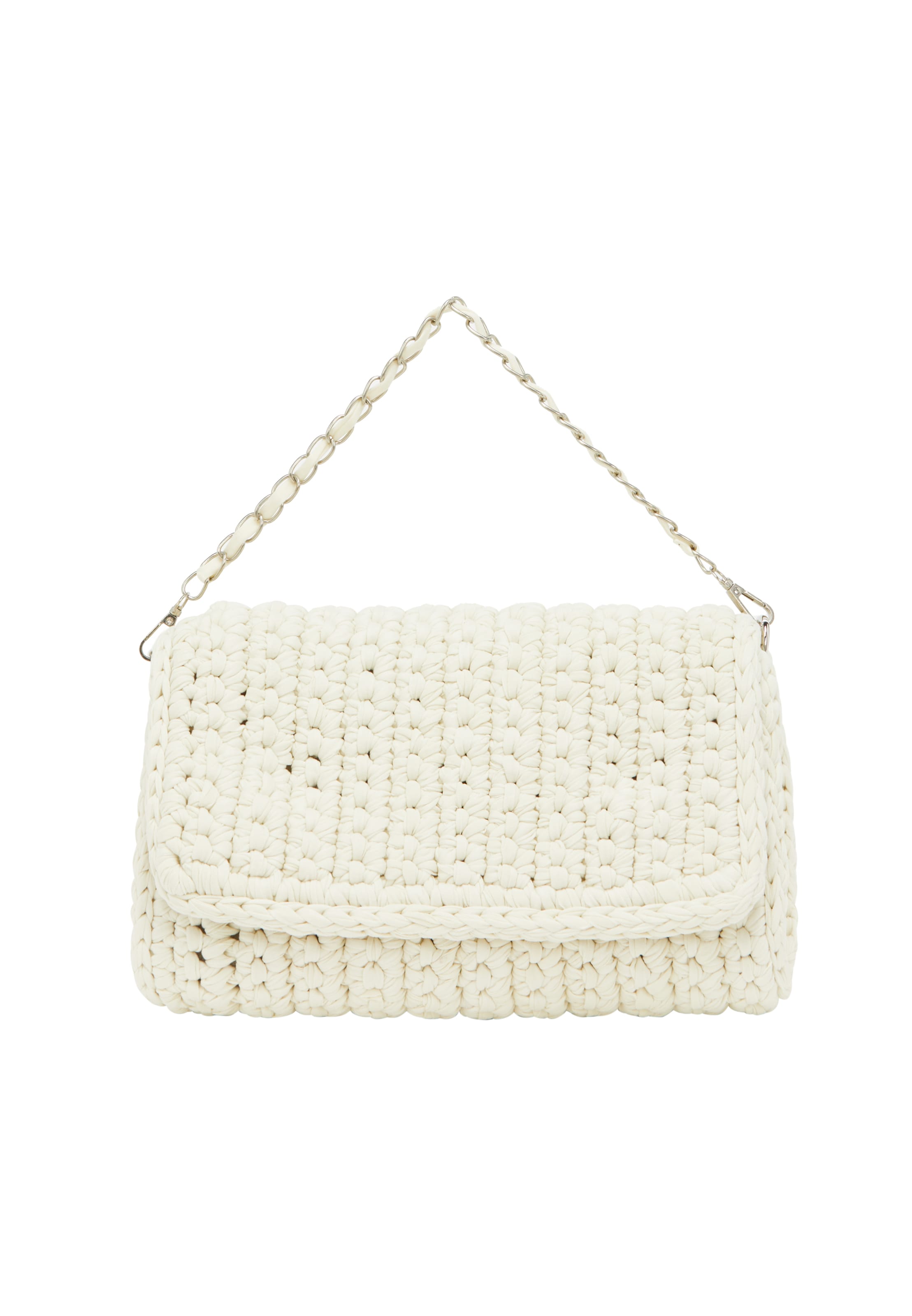 ebeeza Handtasche in Weiß: Vorderseite