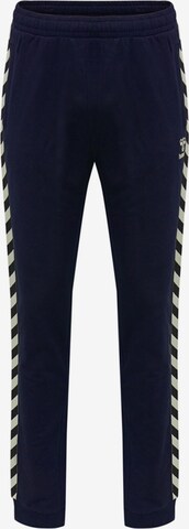 Hummel Tapered Workout Pants 'Move' in Blue: front