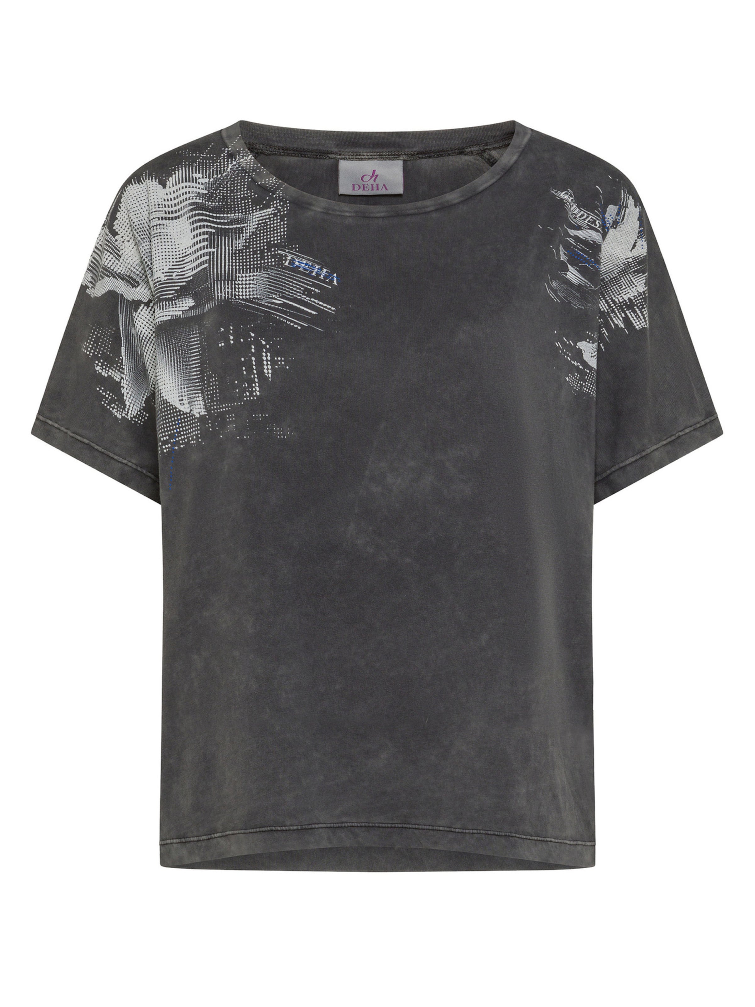 Maglietta di DEHA in nero: frontale