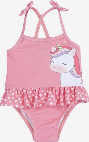 Chicco Uimapuku värissä vaaleanpunainen: etupuoli
