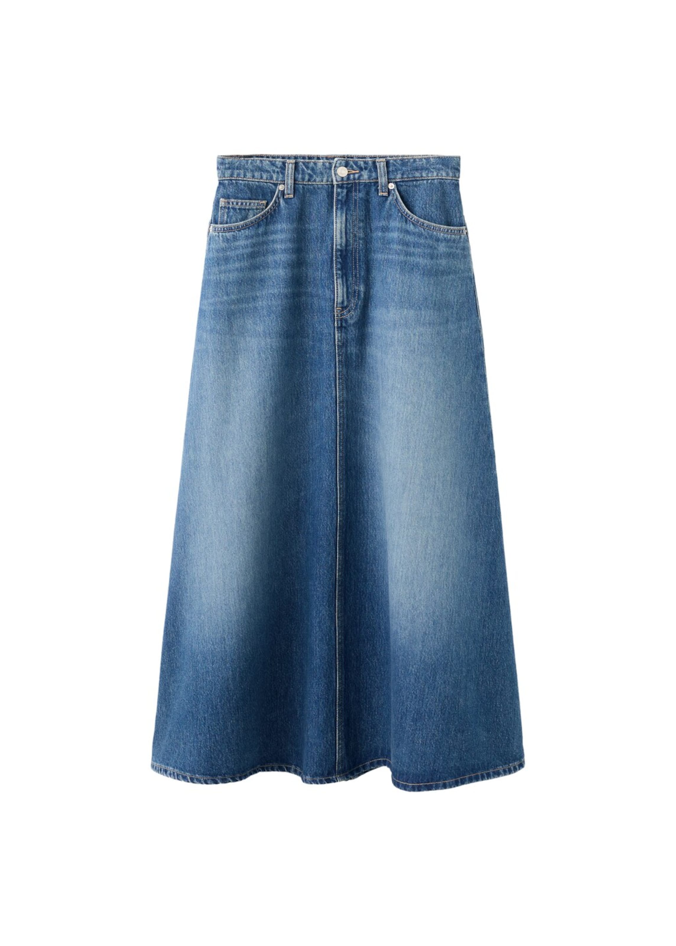 MANGO Rock 'Harper' in blue denim, Produktansicht