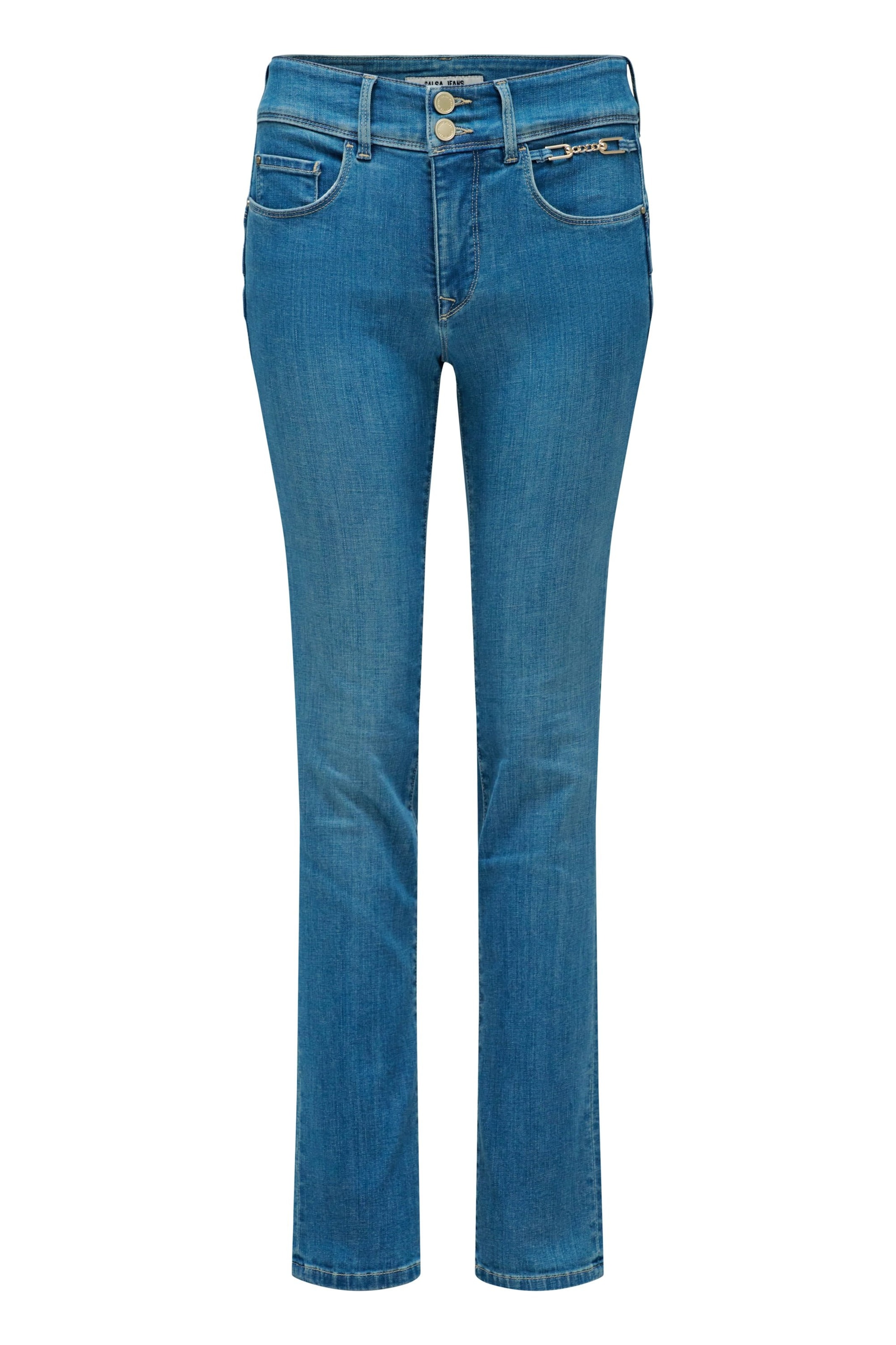 Salsa Jeans Skinny Jeans in Blauw: voorkant