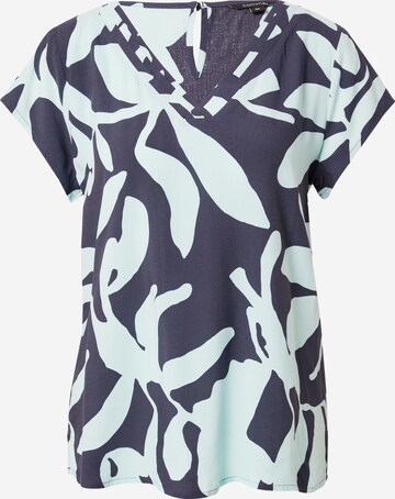 COMMA Blouse in Blauw: voorkant