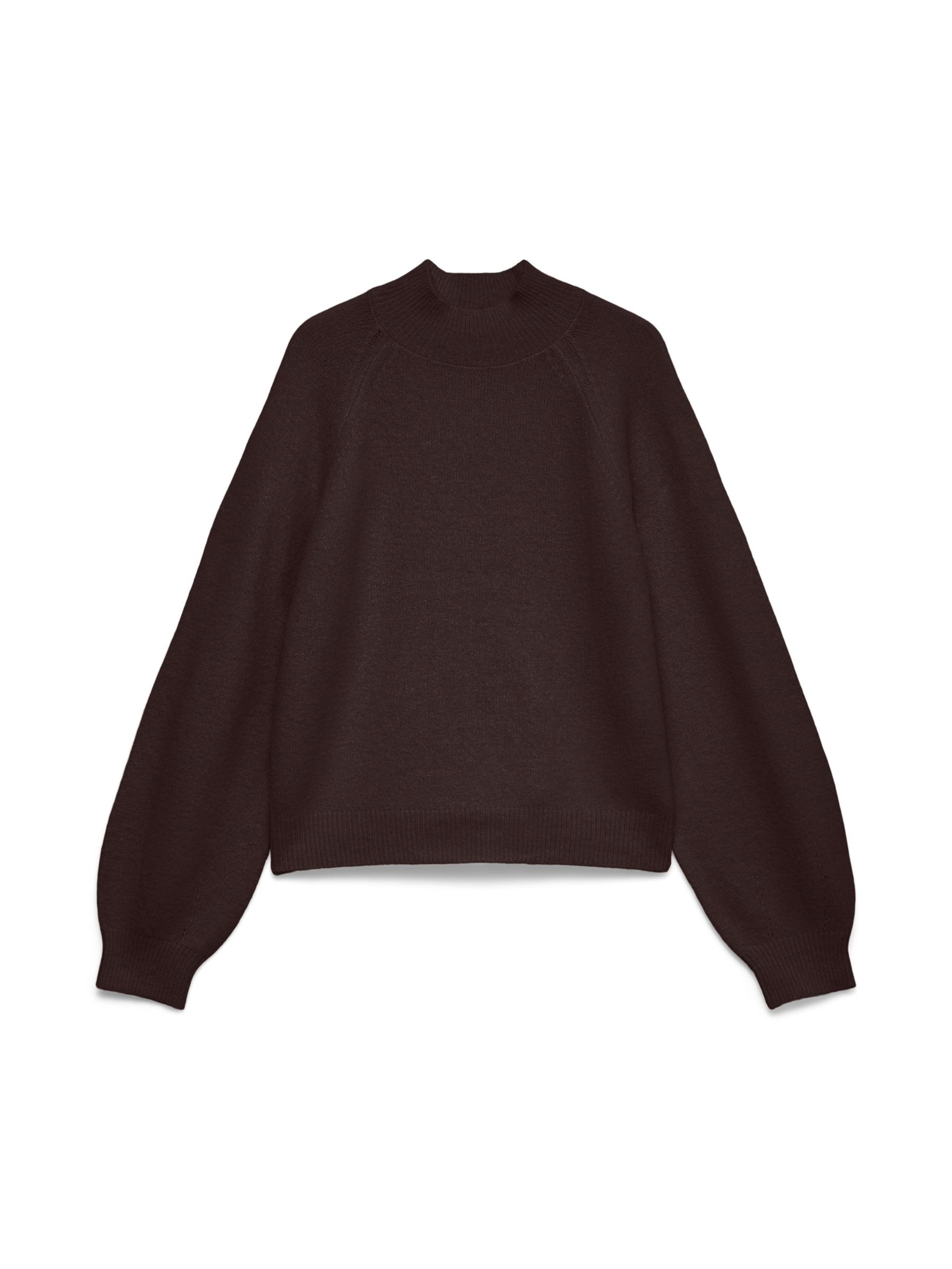 VERO MODA Kampsun 'VMLeaf', värv pruun: eest vaates